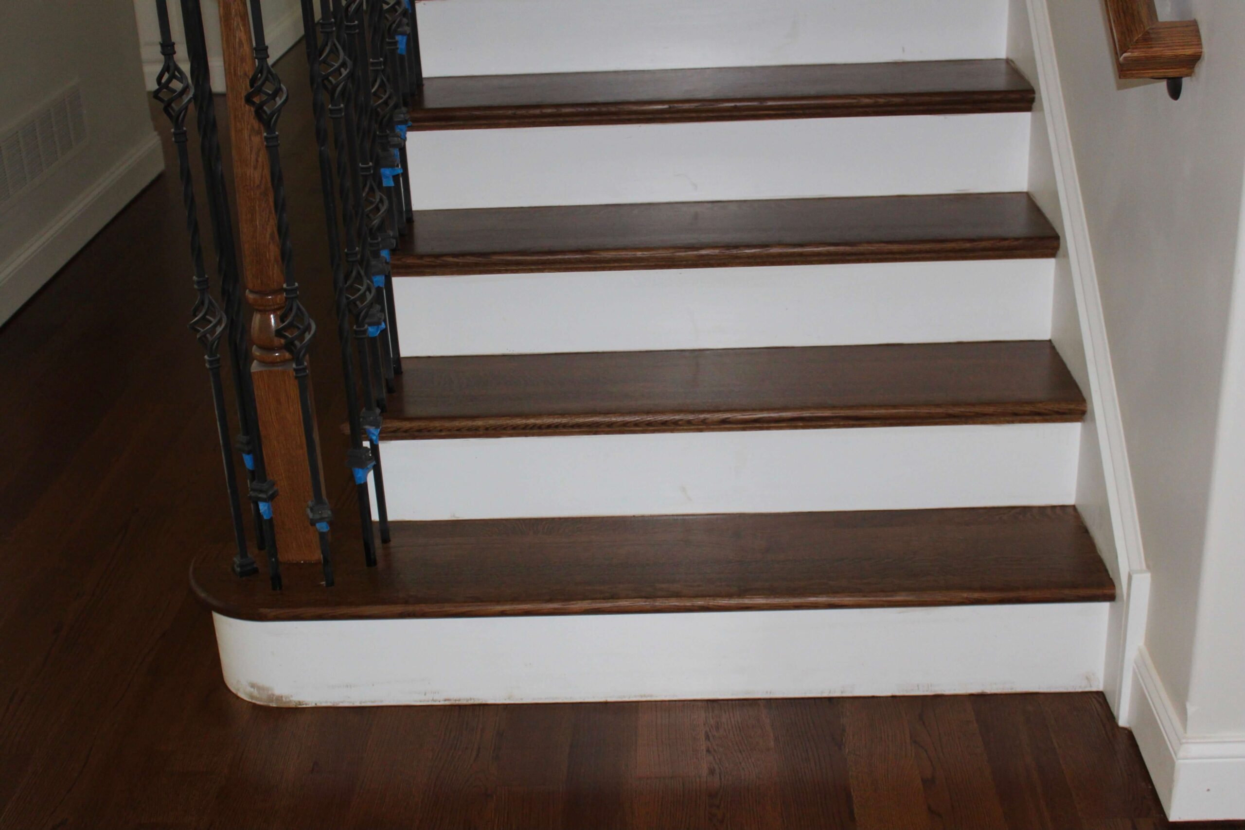 Hardwood Stairs & Hallway Flooring