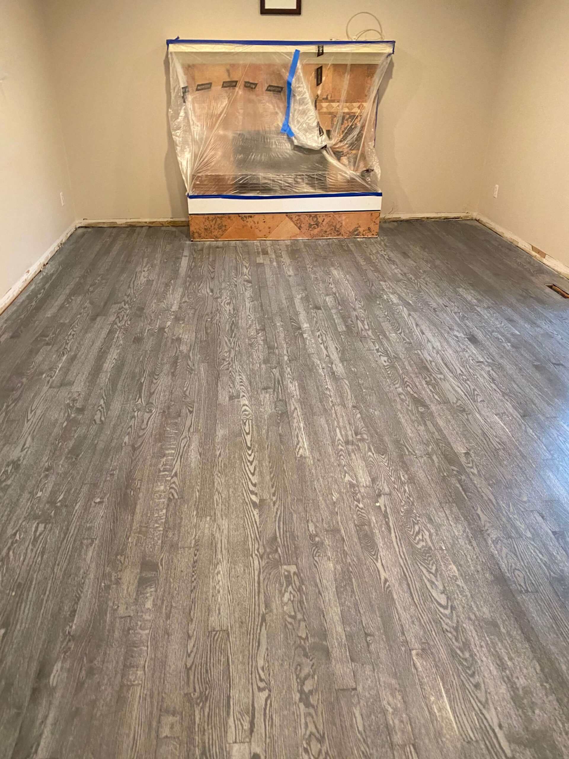 Dark Brown Hardwood Flooring